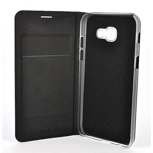 Кожаный черный чехол Flip Wallet для Samsung Galaxy A5 2017