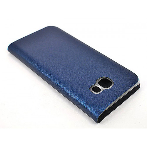 Синий кожаный чехол Flip Wallet для Samsung Galaxy A5 2017