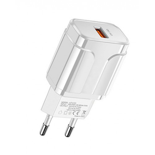 Сетевое зарядное устройство Union CH-047 быстрая зарядка 3.0A (1 USB) белое