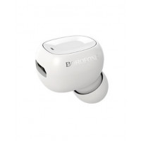 Беспроводная Bluetooth гарнитура Borofone BC28 Super Mini белого цвета