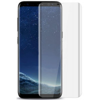 Закаленное защитное стекло с закругленным краем для Samsung Galaxy S8 Plus прозрачное
