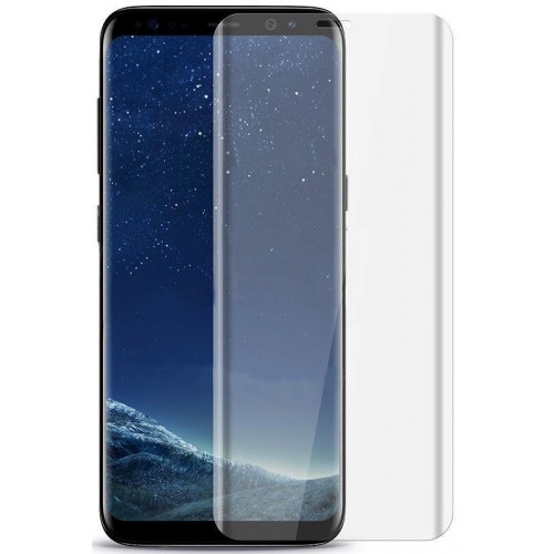 Закаленное защитное стекло с закругленным краем для Samsung Galaxy S8 прозрачное
