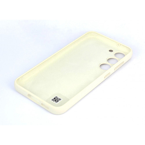 Защитный белый бампер Silicon Silky And Soft-Touch Finish для Samsung Galaxy S23 (SM-S911)