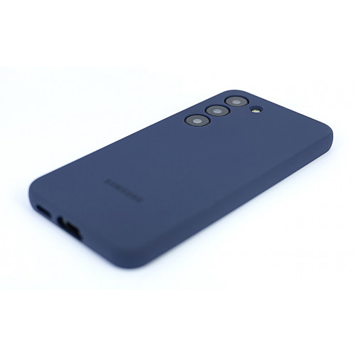 Защитный синий бампер Silicon Silky And Soft-Touch Finish для Samsung Galaxy S23 (SM-S911)