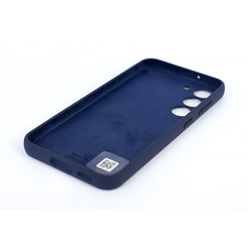 Защитный синий бампер Silicon Silky And Soft-Touch Finish для Samsung Galaxy S23 (SM-S911)
