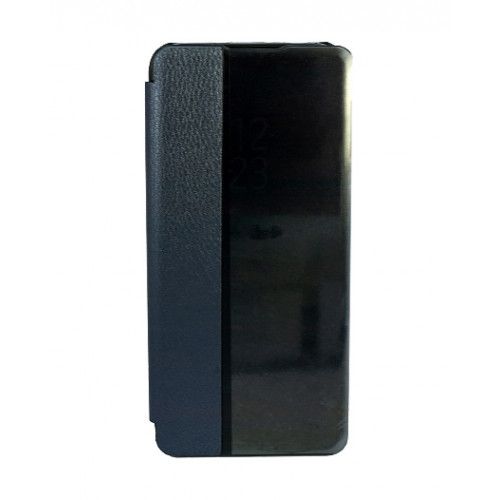 Чехол из кожи Clear View Standing для Samsung Galaxy S8 темно-синий
