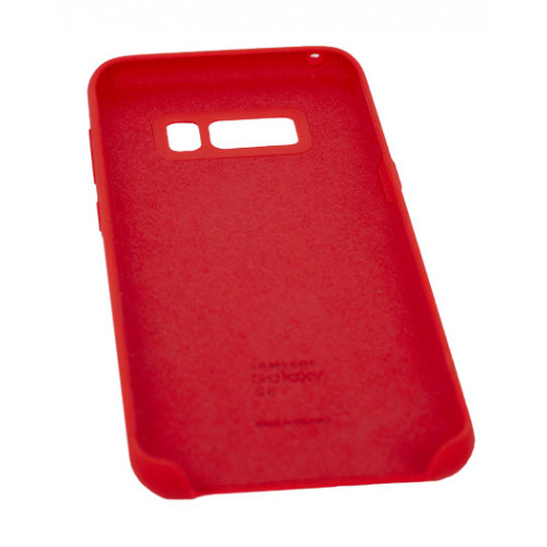 Защитный красный бампер Silicon Silky And Soft-Touch Finish для Samsung Galaxy S8