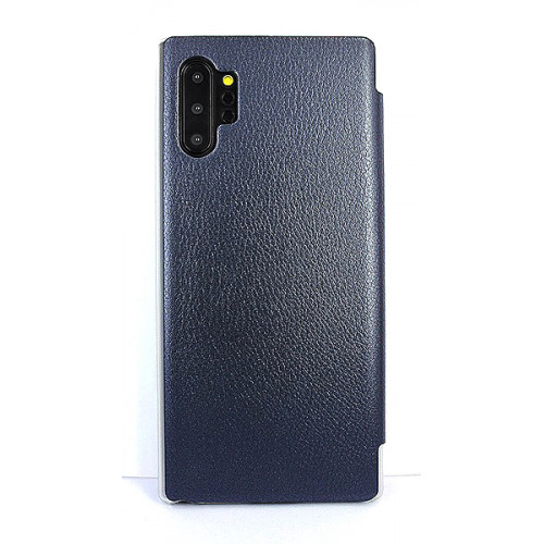 Синий чехол Clear View Standing для Samsung Galaxy Note 10 Plus