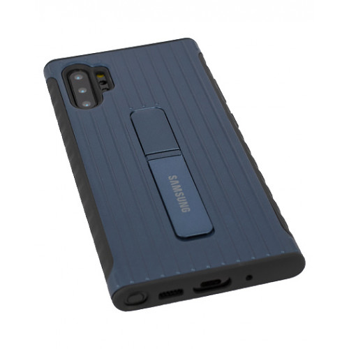 Синий защитный чехол-подставка Protective Standing Cover для Samsung Galaxy Note 10 Plus