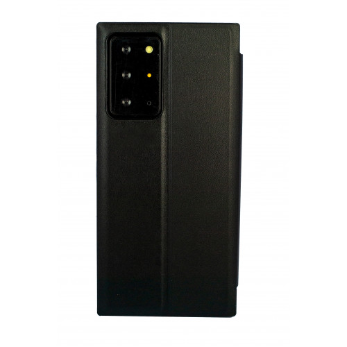 Кожаный чехол Clear View Standing для Samsung Galaxy Note 20 Ultra (N985F) черный