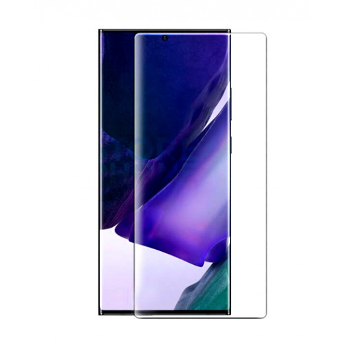 Закаленное защитное стекло с закругленным краем для Samsung Galaxy Note 20 Ultra  (SM-N985F) прозрачное