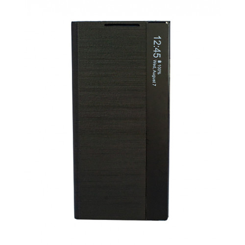 Черный чехол Clear View Standing для Samsung Galaxy Note 20 Ultra (N985) с интерактивной полосой