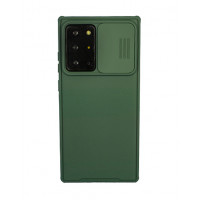 Фирменный темно-зеленый бампер Nillkin для Samsung Galaxy Note 20 Ultra с защитой задней камеры