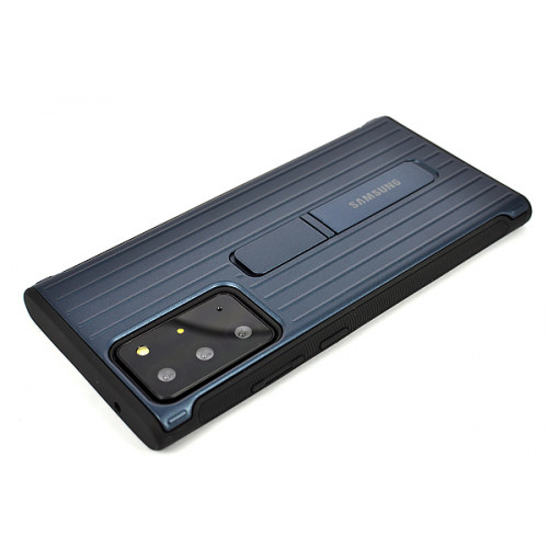 Синий защитный чехол-подставка Protective Standing Cover для Samsung Galaxy Note 20 Ultra (N985F)