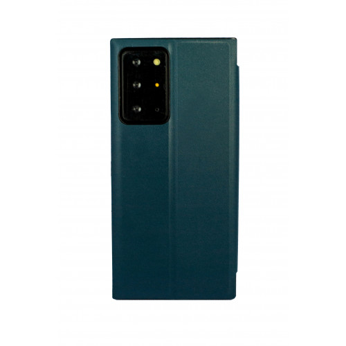 Кожаный чехол Clear View Standing для Samsung Galaxy Note 20 Ultra (N985F) темно-зеленый