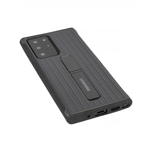Черный защитный чехол-подставка Protective Standing Cover для Samsung Galaxy Note 20 Ultra (N985F)
