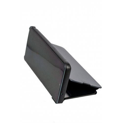 Черный зеркальный чехол Clear View Cover для Samsung Galaxy S20 (G980) 