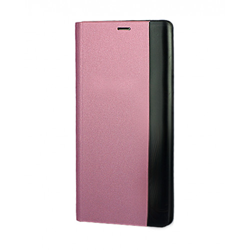 Розовый чехол Clear View Standing для Samsung Galaxy Note 20 Ultra (N985) с интерактивной полосой