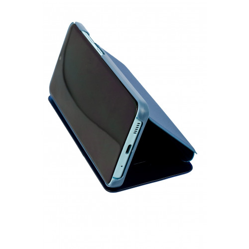 Синий зеркальный чехол Clear View Cover для Samsung Galaxy S20 (G980) 