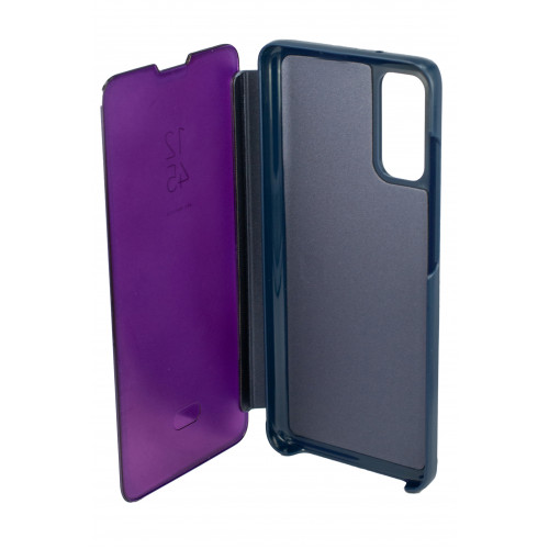 Фиолетовый зеркальный чехол Clear View Cover для Samsung Galaxy S20 (G980) 
