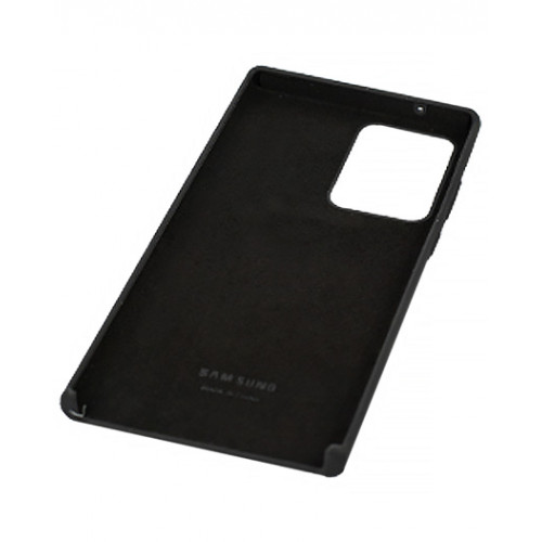 Защитный черный бампер Silicon Silky And Soft-Touch Finish для Samsung Galaxy Note 20 Ultra (N985F)