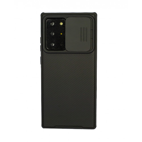 Фирменный черный кейс Nillkin для Samsung Galaxy Note 20 Ultra (N985F) с защитой задней камеры