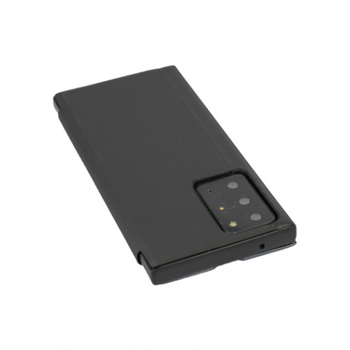 Черный зеркальный чехол Clear View Cover для Samsung Galaxy Note 20 Ultra (SM-N985F)
