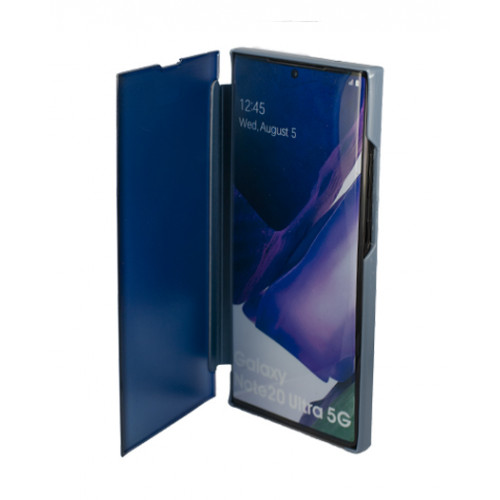 Синий зеркальный чехол Clear View Cover для Samsung Galaxy Note 20 Ultra (SM-N985F)