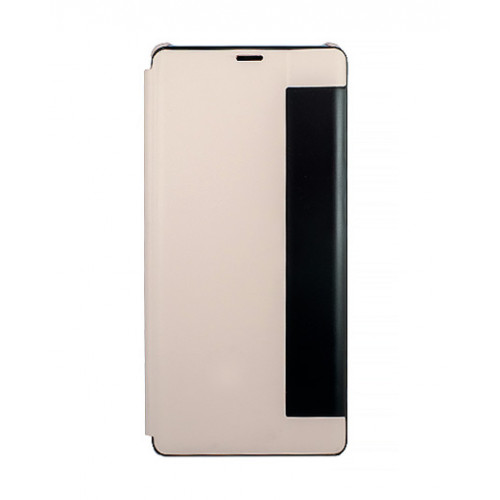 Чехол из кожи Clear View Standing для Samsung Galaxy Note 8 розового цвета