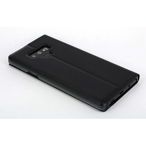 Черный чехол Clear View Standing для Samsung Galaxy Note 9 с интерактивной полосой