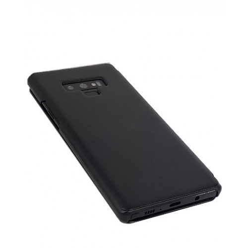 Чехол из кожи Clear View Standing для Samsung Galaxy Note 9 Black