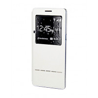Белый фирменный чехол Cover Open с магнитной полоской для приема вызова для Samsung Galaxy Note 9