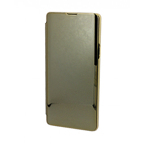Золотой зеркальный чехол Clear View Cover для Samsung Galaxy Note 9