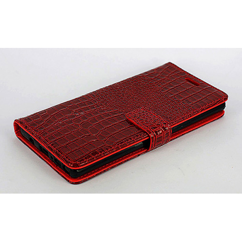 Лакированный красный чехол-книжка под крокодила для Samsung Galaxy Note 9 с отделом для пластиковых карт