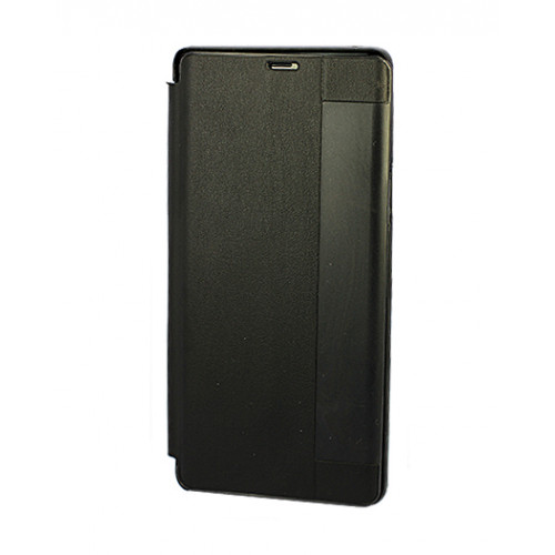 Чехол из кожи Clear View Standing для Samsung Galaxy Note 9 черного цвета