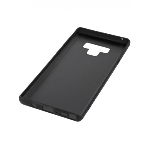 Защитный фирменный премиум чехол Alcantara для Samsung Galaxy Note 9 (N960) черного цвета
