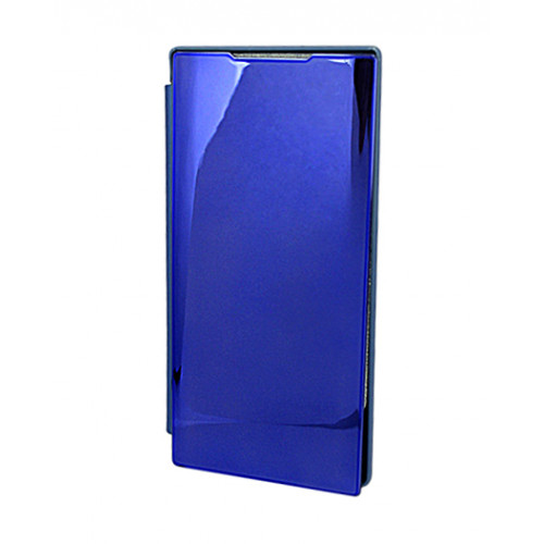 Синий зеркальный чехол Clear View Cover для Samsung Galaxy Note 10 Plus