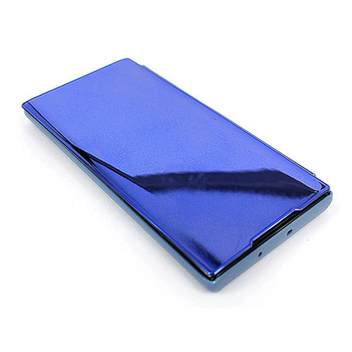 Синий зеркальный чехол Clear View Cover для Samsung Galaxy Note 10 Plus