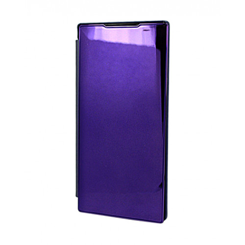 Фиолетовый зеркальный чехол Clear View Cover для Samsung Galaxy Note 10 Plus