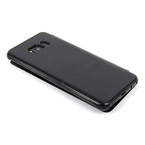 Черный чехол Clear View Cover для Samsung Galaxy S8 Plus с полупрозрачной лицевой крышкой
