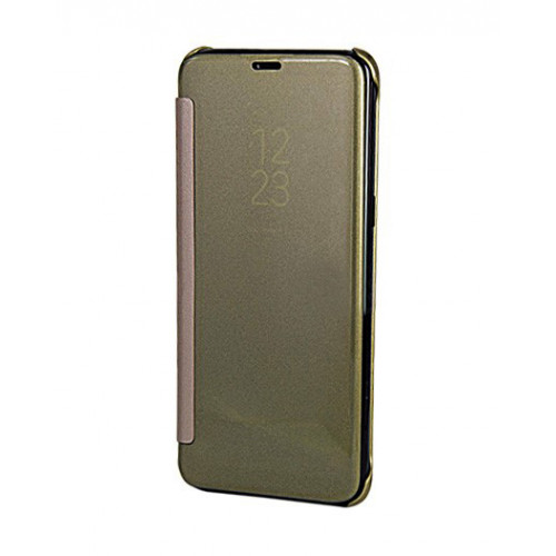 Золотой чехол Clear View Cover с полупрозрачной лицевой крышкой для Samsung Galaxy S8 Plus