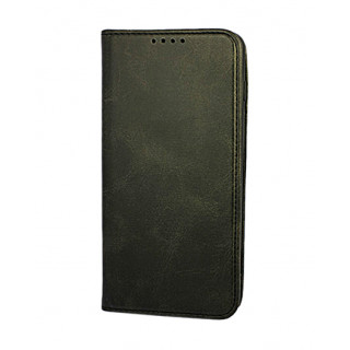 Черный премиум чехол-книжка для Samsung Galaxy S10 Plus с отделом для пластиковых карт и магнитной крышкой