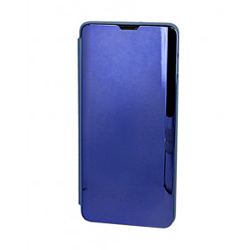 Синий зеркальный чехол Clear View Cover для Samsung Galaxy S10 Plus