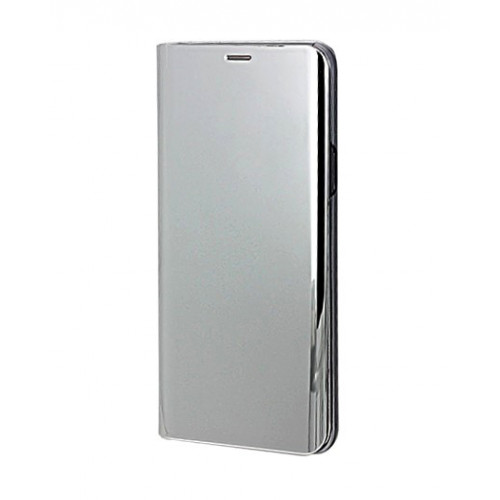 Серебряный зеркальный чехол Clear View Cover для Samsung Galaxy S20 (G980) 