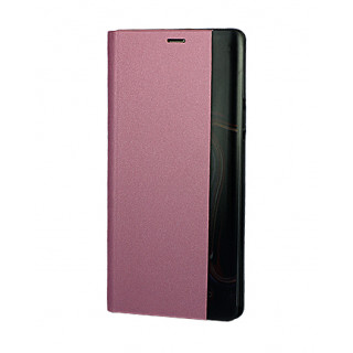 Розовый чехол Clear View Standing для Samsung Galaxy Note 10 Plus с интерактивной полосой
