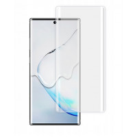 Закаленное защитное стекло с закругленным краем для Samsung Galaxy Note 10 Plus прозрачное