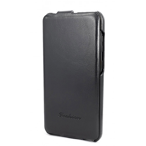 Дизайнерский кожаный фирменный чехол-флип для Samsung Galaxy S23 Plus черного цвета