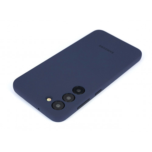 Защитный синий бампер Silicon Silky And Soft-Touch Finish для Samsung Galaxy S23 Plus (SM-S916)