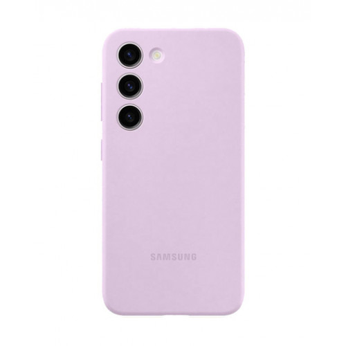 Защитный розовый бампер Silicon Silky And Soft-Touch Finish для Samsung Galaxy S23 Plus (SM-S916)