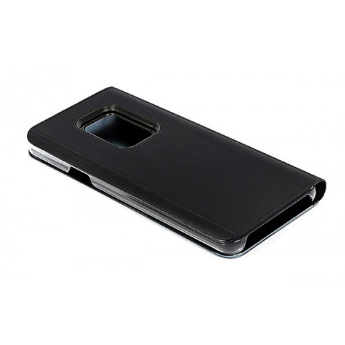 Черный зеркальный чехол Clear View Cover для Samsung Galaxy S9 Plus (G965)